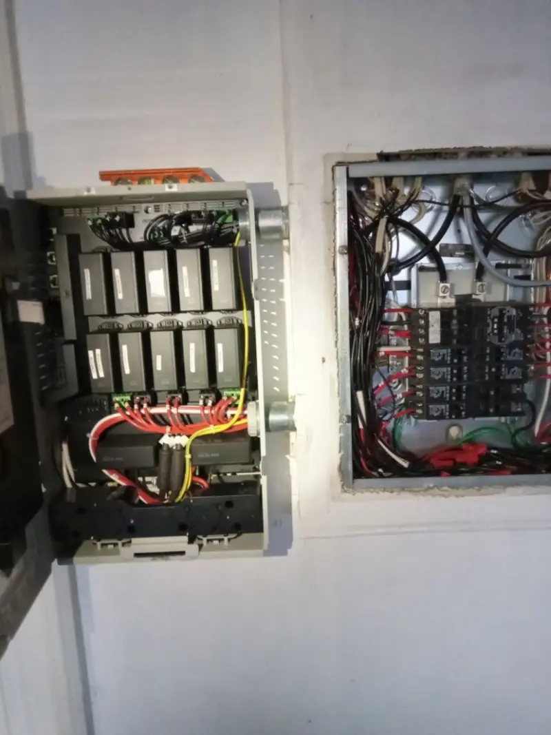 Electrical panel upgrade completed for Commercial Electrician Services in Roscoe